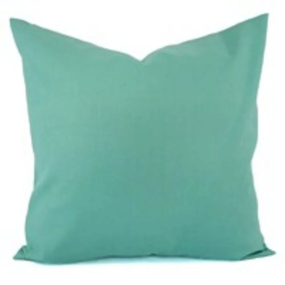 (3) Solid Aqua/Turquoise Decorative Pillow Cover 20x20 - Never Used